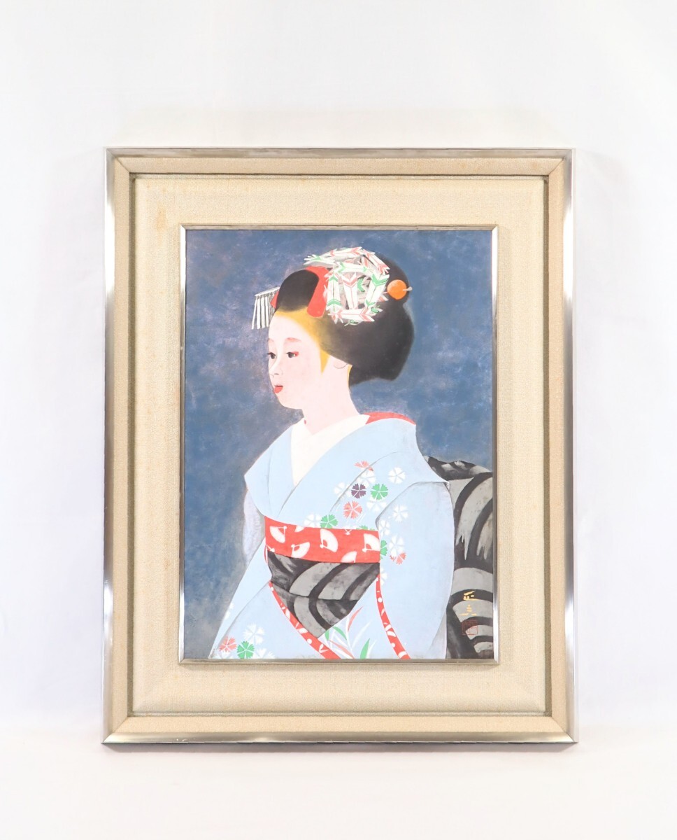海老名 正夫 絵画 舞妓 海老名 正夫 絵画 舞妓 海老名 正夫 絵画 舞妓