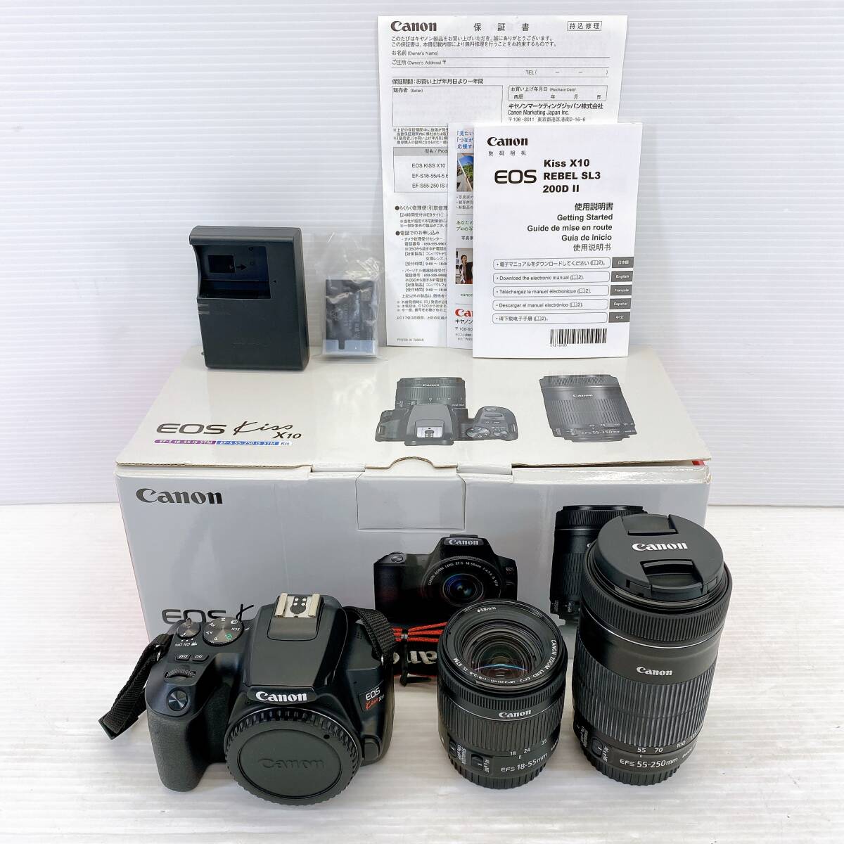 CANON EOS Kiss X10 ダブルズームキット オークション比較 - 価格.com