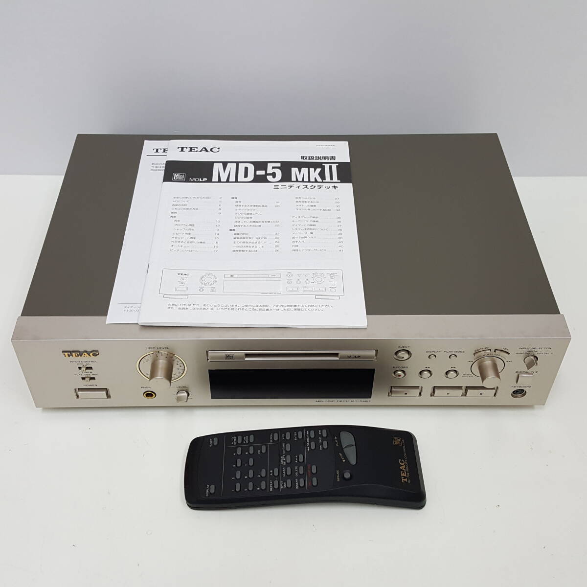 Yahoo!オークション -「teac md-5」の落札相場・落札価格