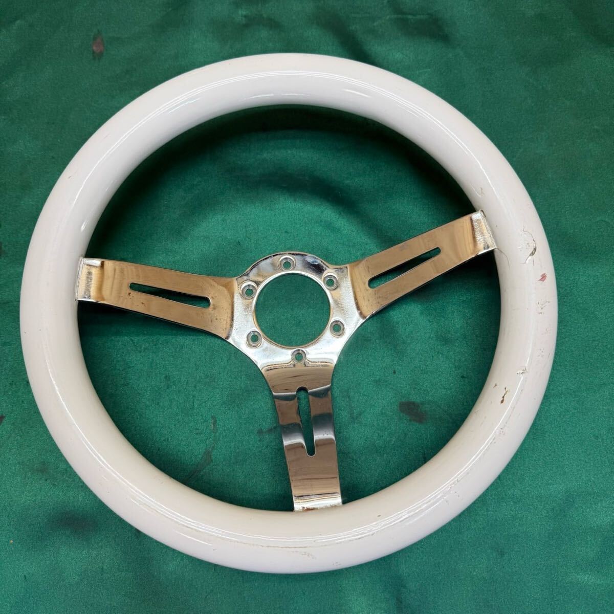Yahoo!オークション -「ウッドステアリング ホワイト」(ステアリング
