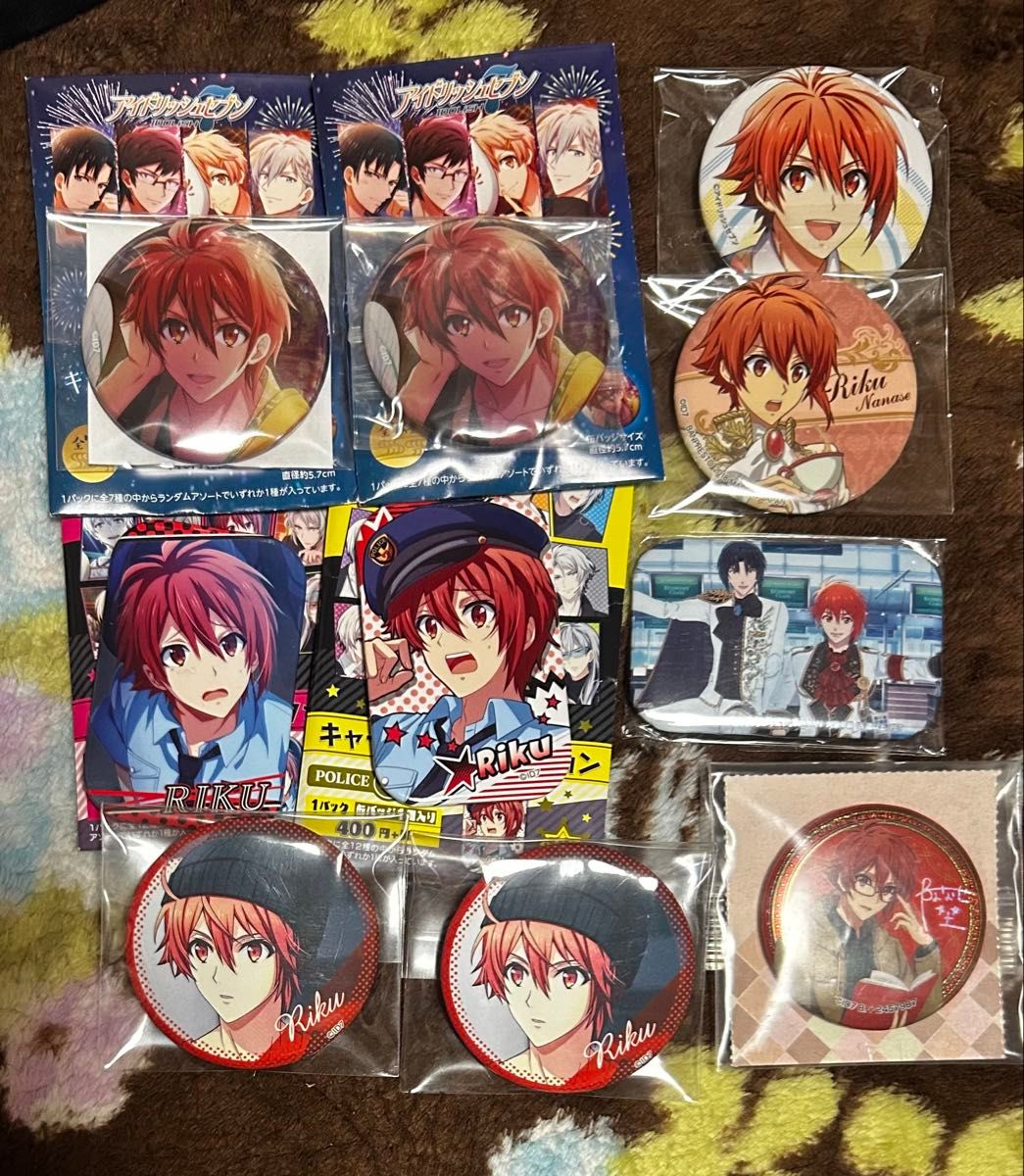 アイドリッシュセブン 七瀬陸 缶バッジ 2点セット｜Yahoo!フリマ（旧