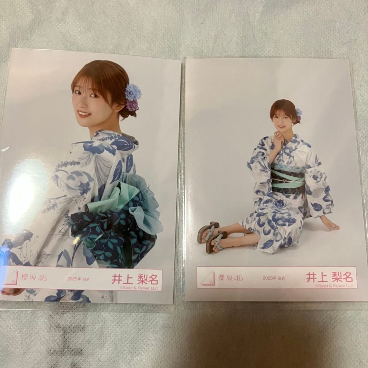 櫻坂46 井上梨名 2025年浴衣 生写真｜Yahoo!フリマ（旧PayPayフリマ）