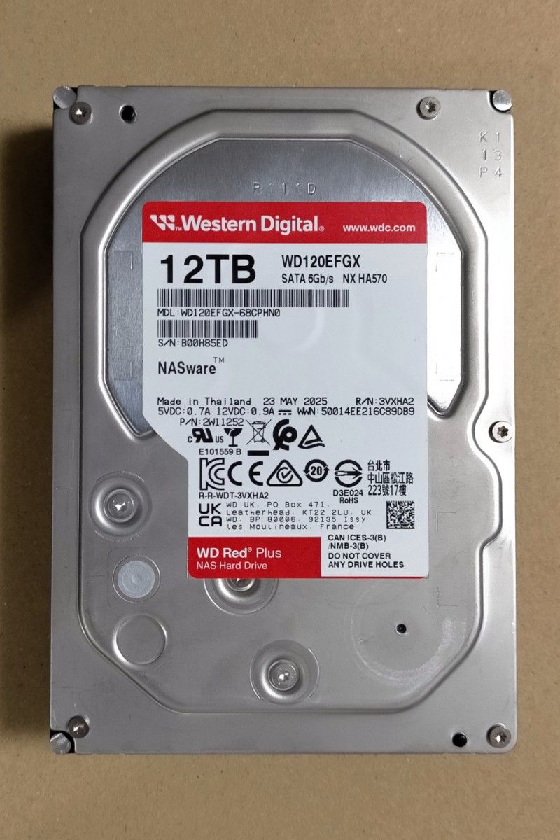 最終値下げ] Western Digital Red Plus HDD 18TB ほぼ未使用品｜Yahoo