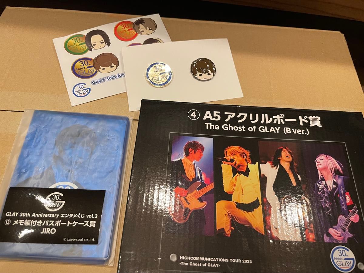 GLAY JIRO3点セット (すわりんこ ショットグラス くるくるペン)｜Yahoo