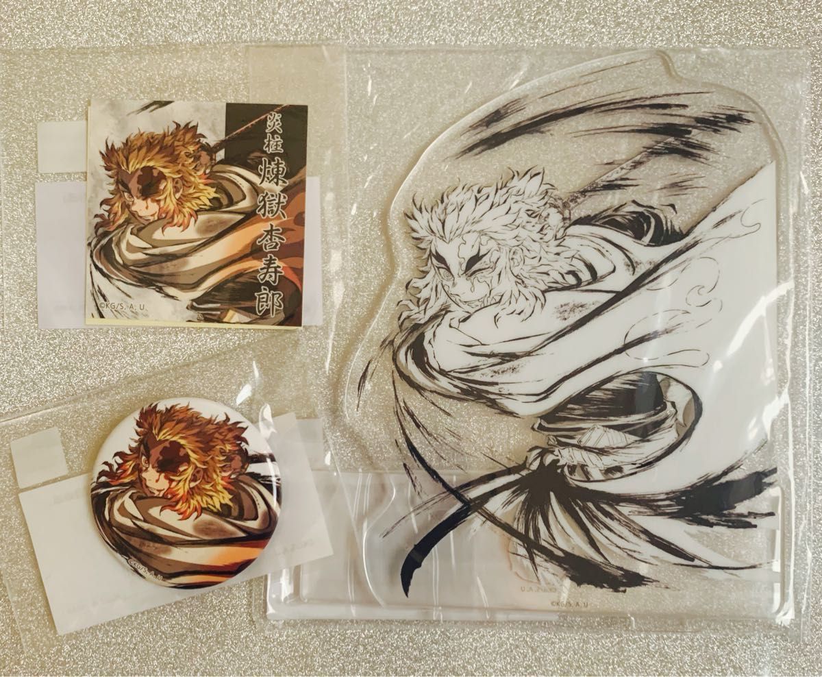 新品 煉獄杏寿郎 柱展 キービジュアルB4ミラーアート 鬼滅の刃｜Yahoo