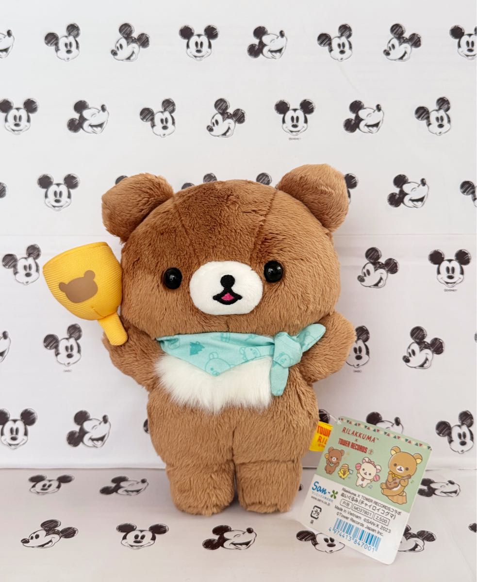 リラックマ タワレコ コラボ ぬいぐるみ ストラップ タワーレコード