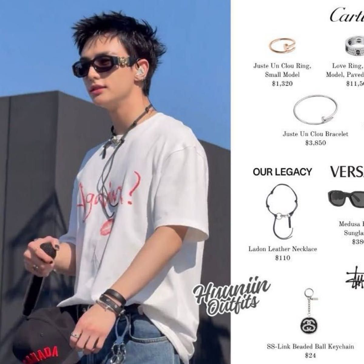 stray kids ヒョンジン メンプロ ネックレス celebrATE POP UP 南京錠