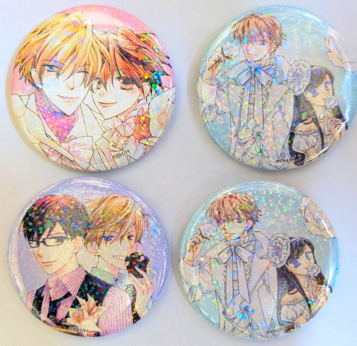 LaLa40周年記念原画展 桜蘭高校ホスト部 葉鳥ビスコ先生 缶バッジ