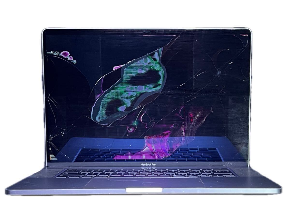 ジャンク】MacBook Pro 13インチ 2017 液晶割れ 起動確認済み ジャンク