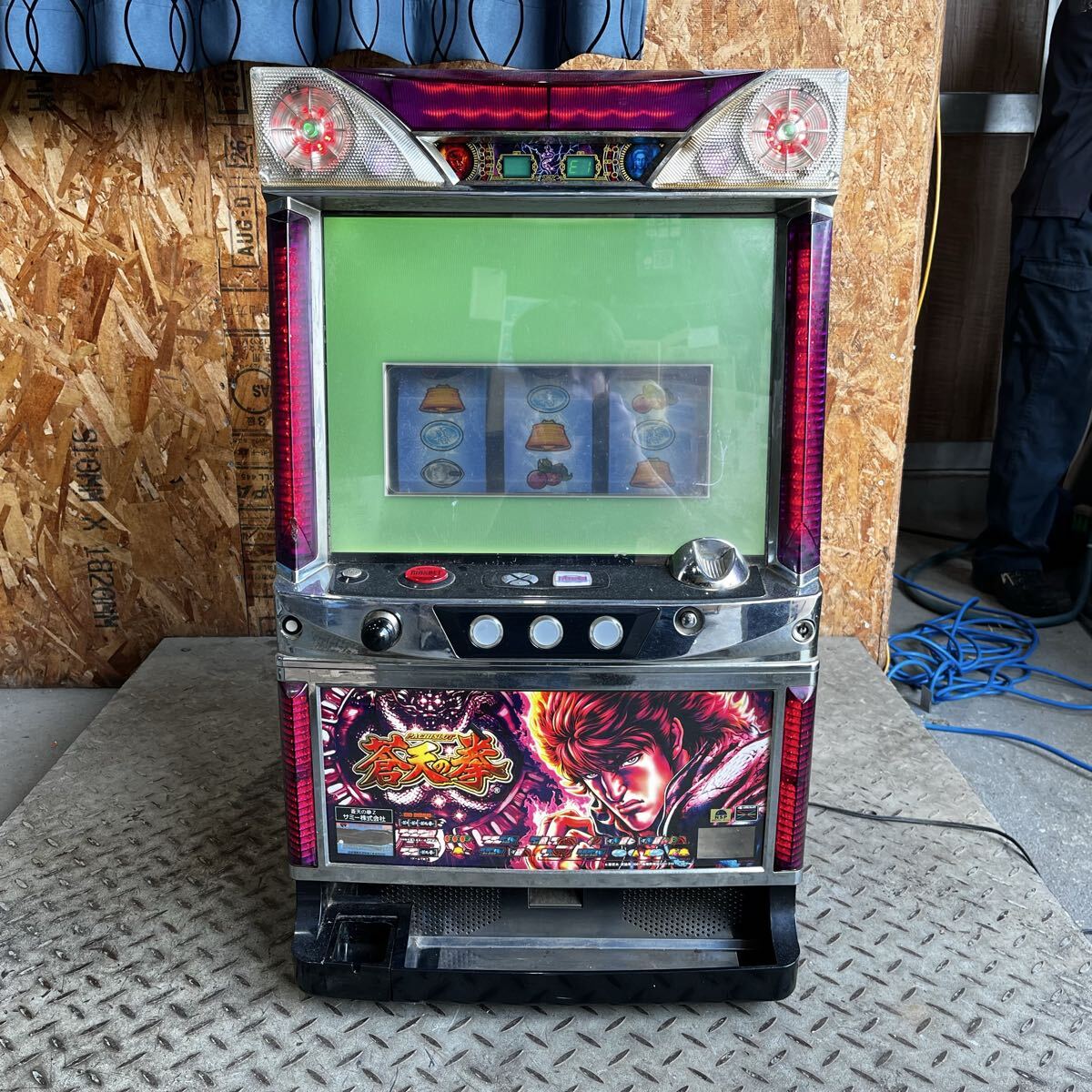 Yahoo!オークション -「パチスロ 蒼天の拳」(パチスロ実機) (パチンコ