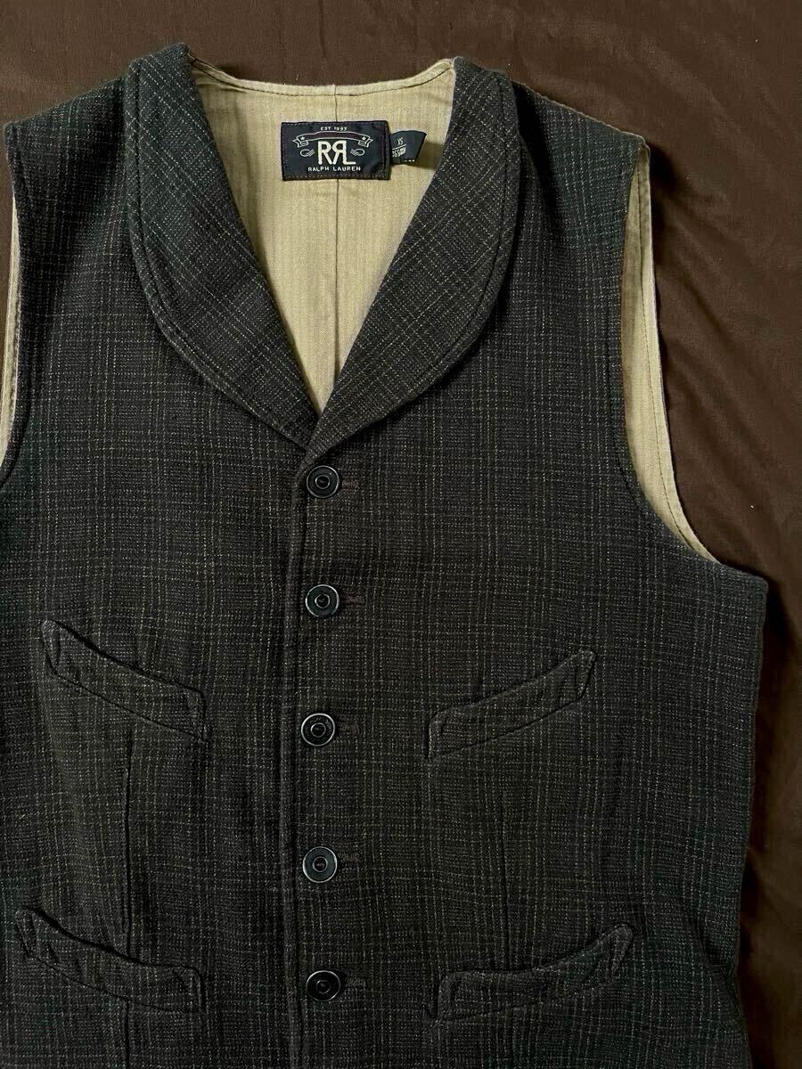 Yahoo!オークション - 傑作 RRL ジョニーデップ着用 ベスト ROSARIO WA