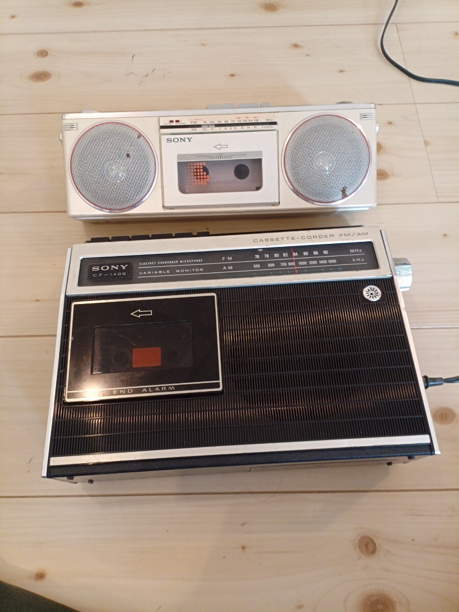 Yahoo!オークション -「sony cf-1400」(ラジカセ) (カセットデッキ)の