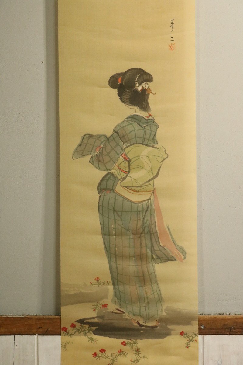 Yahoo!オークション -「竹久夢二 掛け軸」の落札相場・落札価格