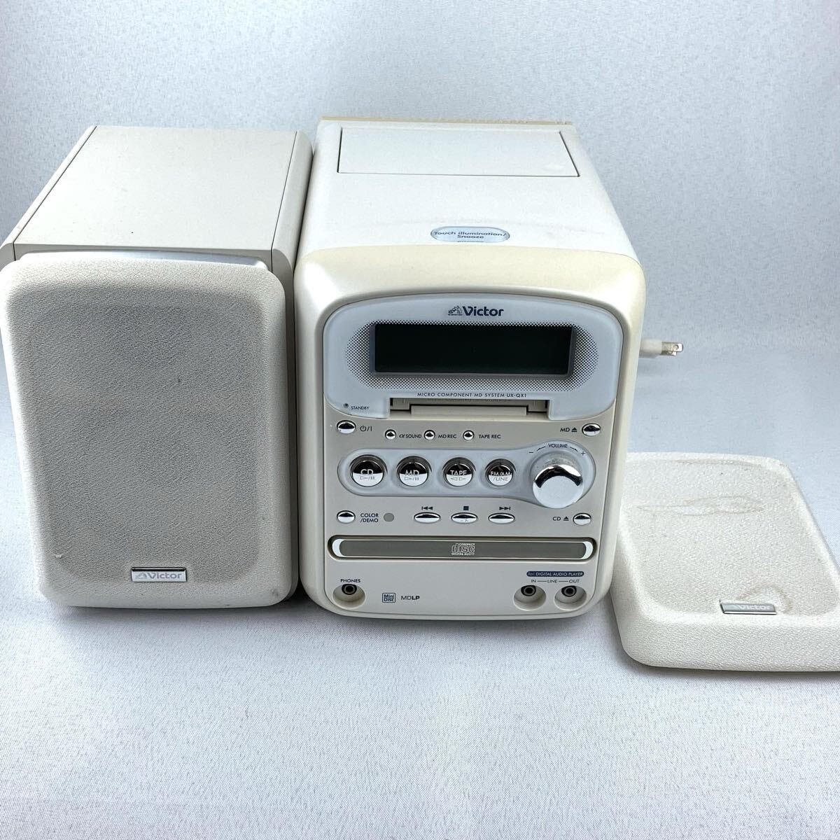説明書付VICTORマイクロコンポ UX-QX1 Victor JVC UX-QX1-P UX-QX1