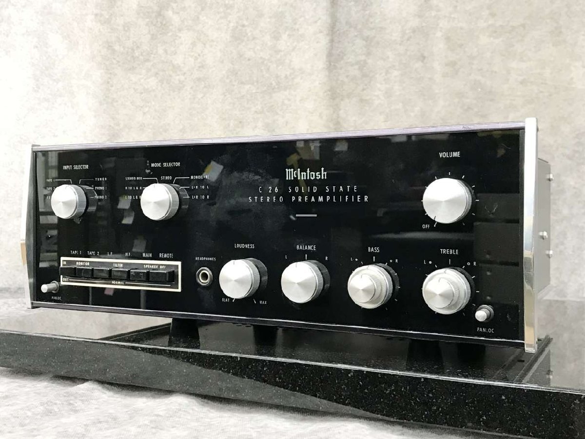 Yahoo!オークション -「mcintosh マッキントッシュ c26」(オーディオ