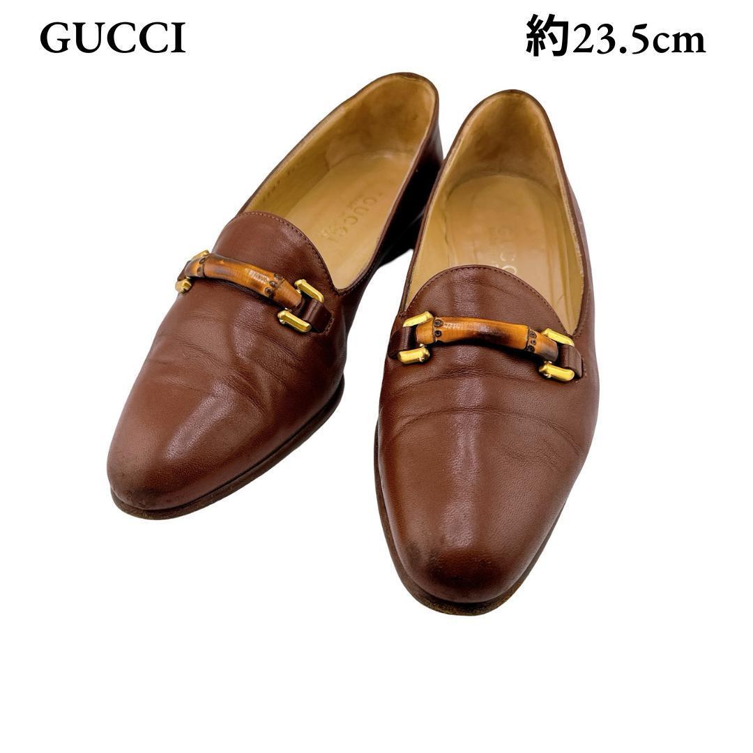 Yahoo!オークション -「(gucci グッチ) バンブー」(靴) (グッチ)の落札