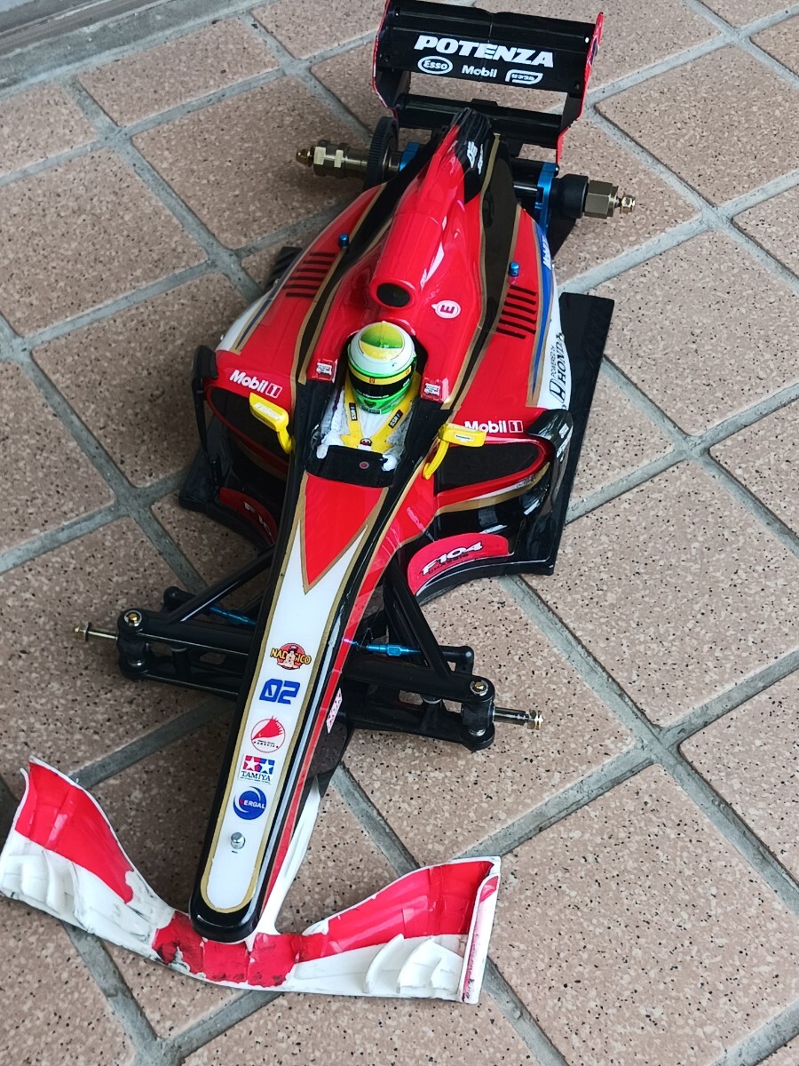 Yahoo!オークション -「タミヤf104ボディ」(完成品（電動）) (自動車