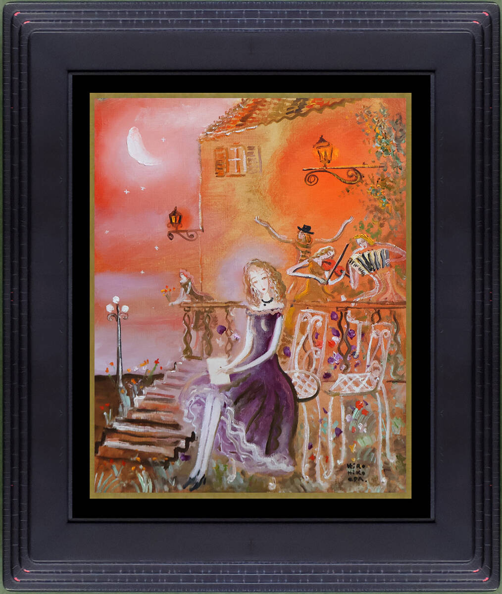 Yahoo!オークション -「織田広比古」(人物画) (油彩)の落札相場・落札価格