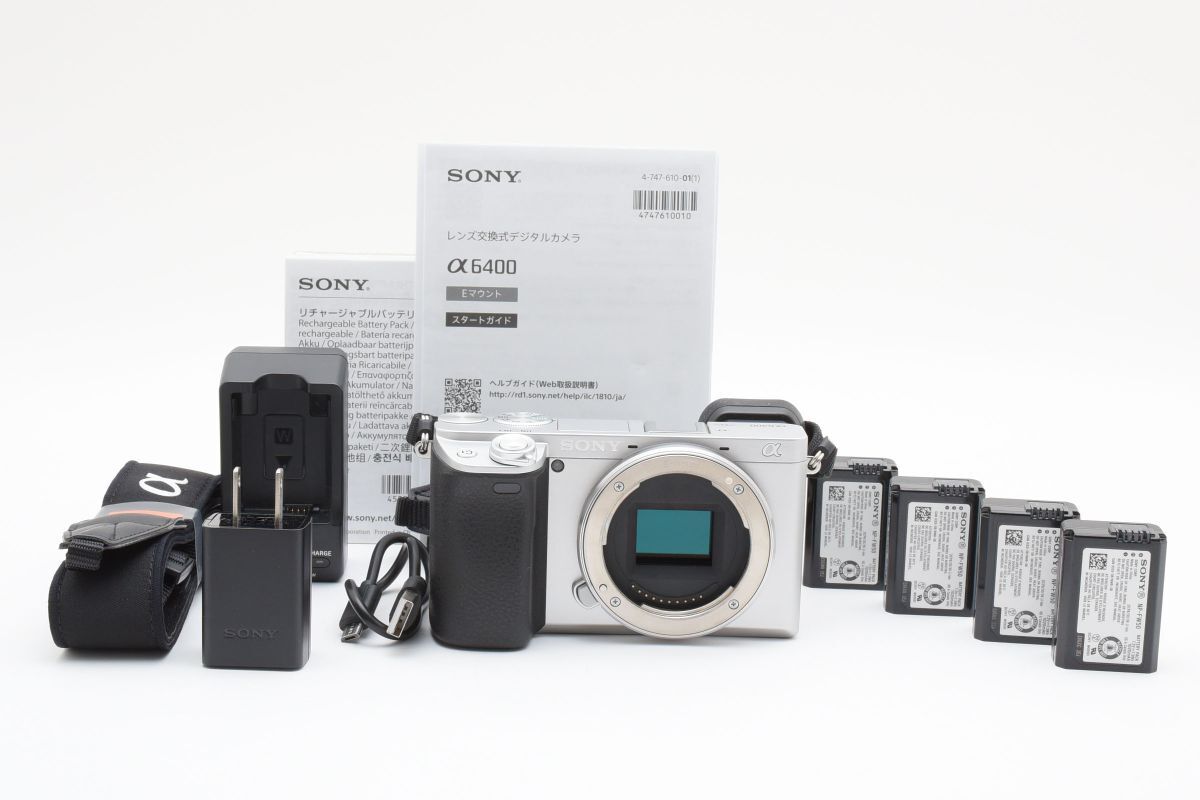 SONY α6400 ILCE-6400 ボディ [シルバー] オークション比較 - 価格.com