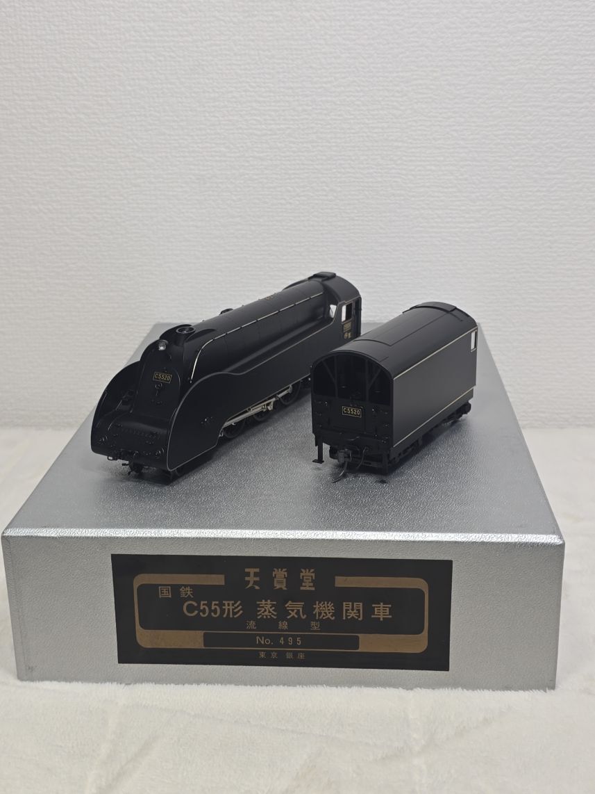 天賞堂 国鉄 C55形 蒸気機関車 流線型 C55-20 HOゲージ 真鍮製 天賞堂