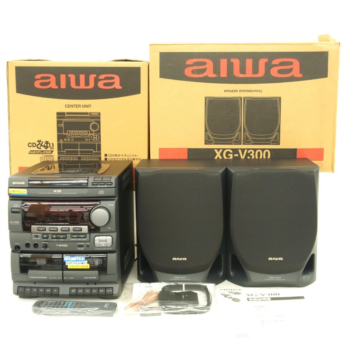 Yahoo!オークション -「aiwa コンポ xg-」(その他) (システムコンポ)の