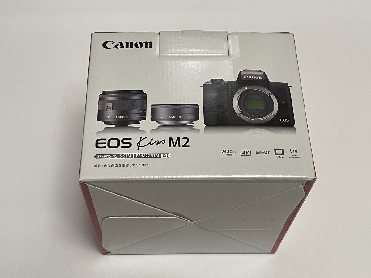 CANON EOS Kiss M ダブルレンズキット [ブラック] オークション比較