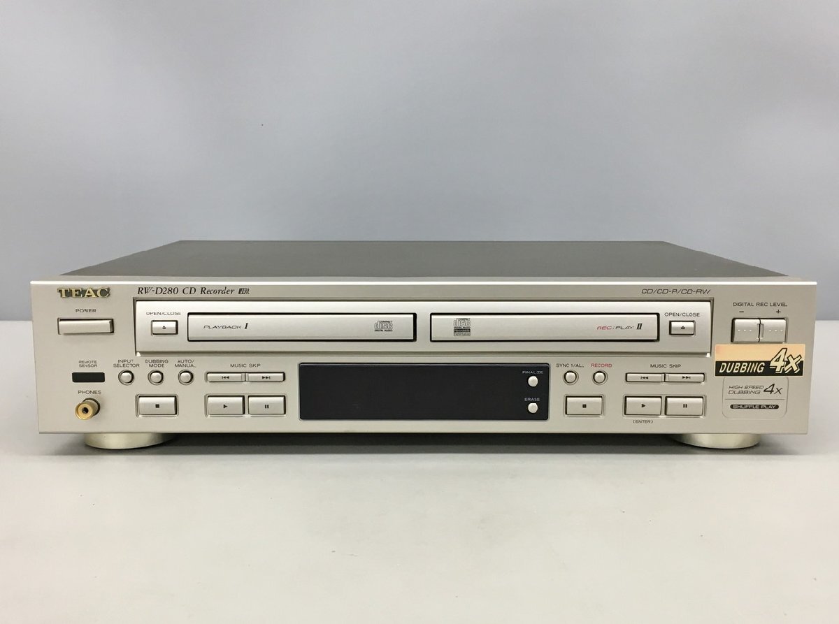 Yahoo!オークション -「teac cdレコーダー rw-d280」の落札相場・落札価格