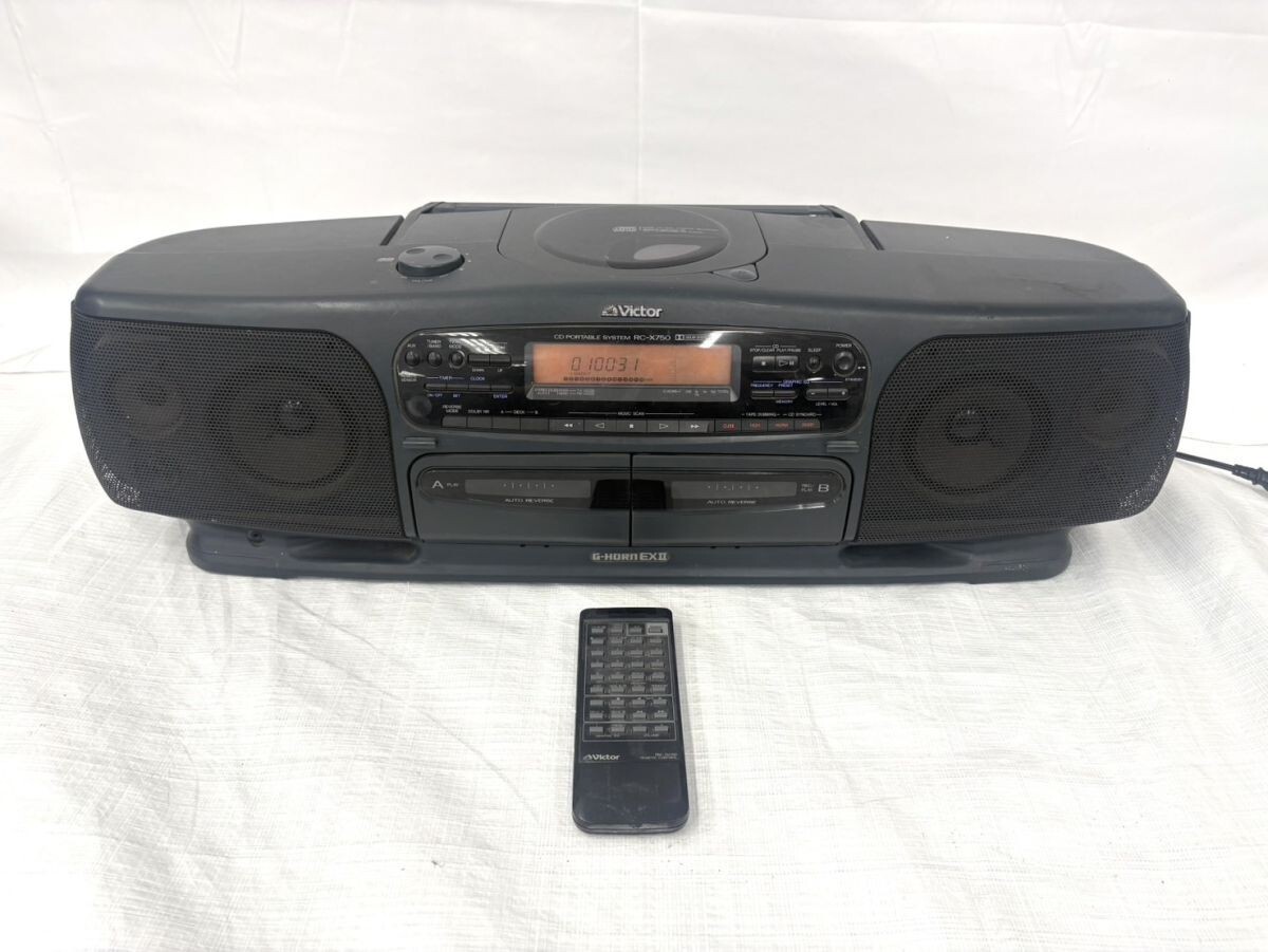 Yahoo!オークション -「victor ビクター rc-x750」(ラジカセ