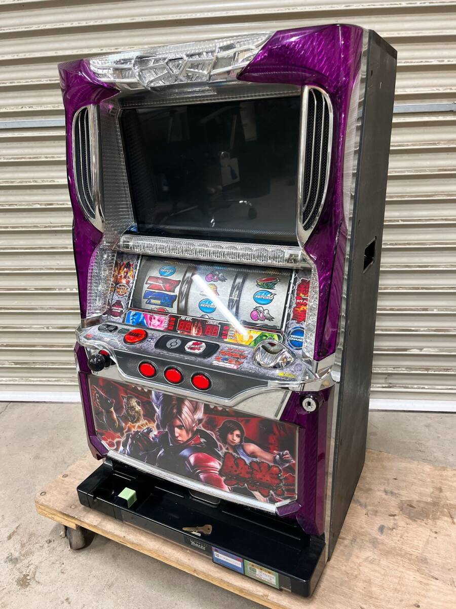 特殊設定/ボナ直撃機能】鉄拳2 メダル不要機付 家庭用電源 鉄拳2nd