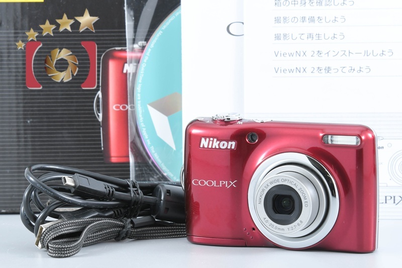 ☆極上美品☆ ニコン Nikon COOLPIX L23 5x 単三電池仕様 元箱