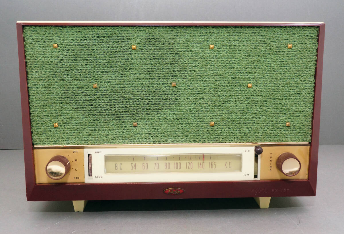 真空管ラジオ シャープラジオ 5M-108型 年代物 可動品 昭和レトロ