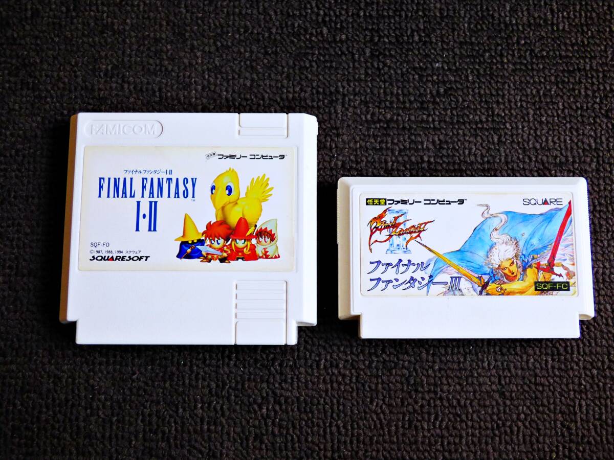 Yahoo!オークション -「ファイナルファンタジー1・2」(ファミコン