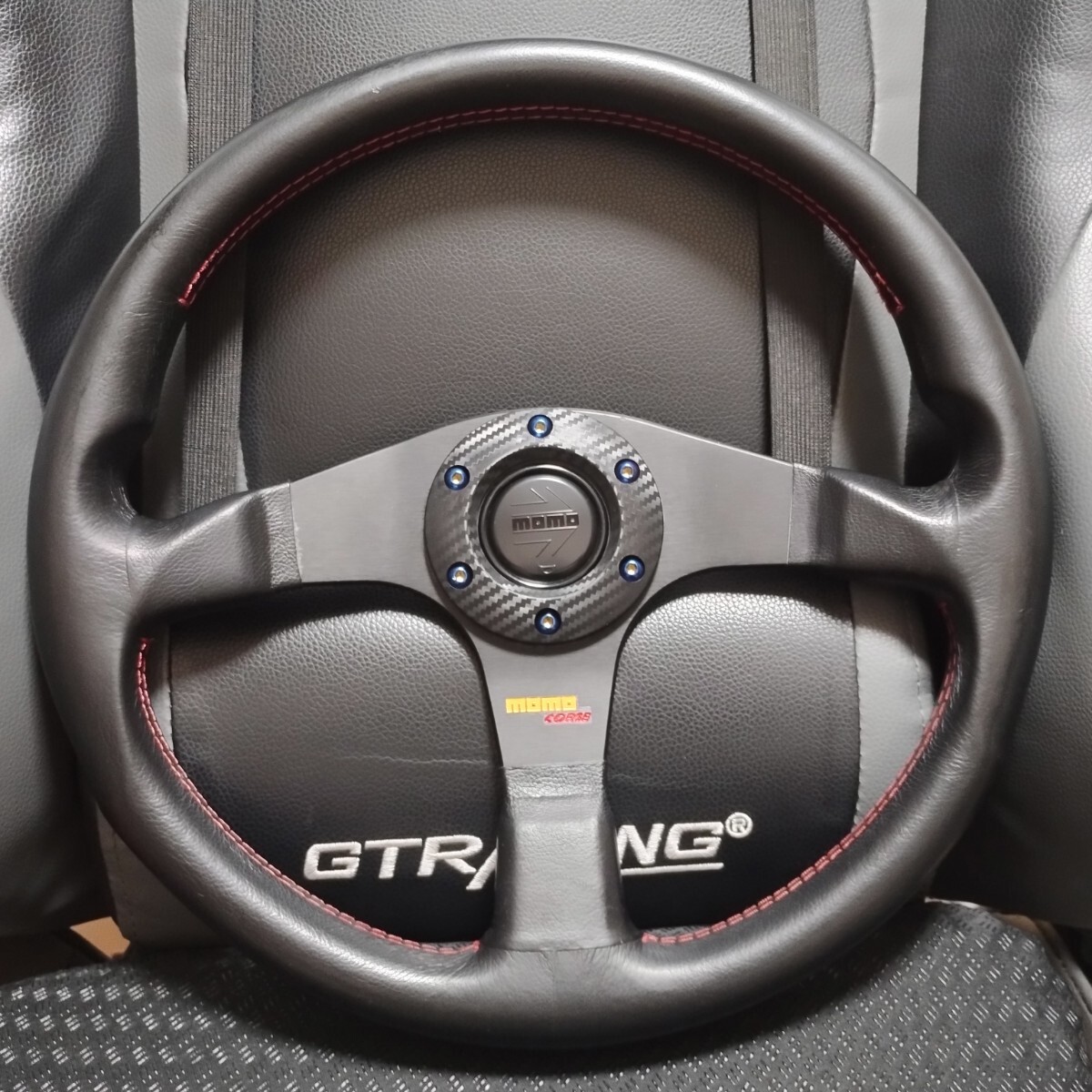 正規品 当時物 MOMO CORSE コルサ レザーステアリング 2025年最新
