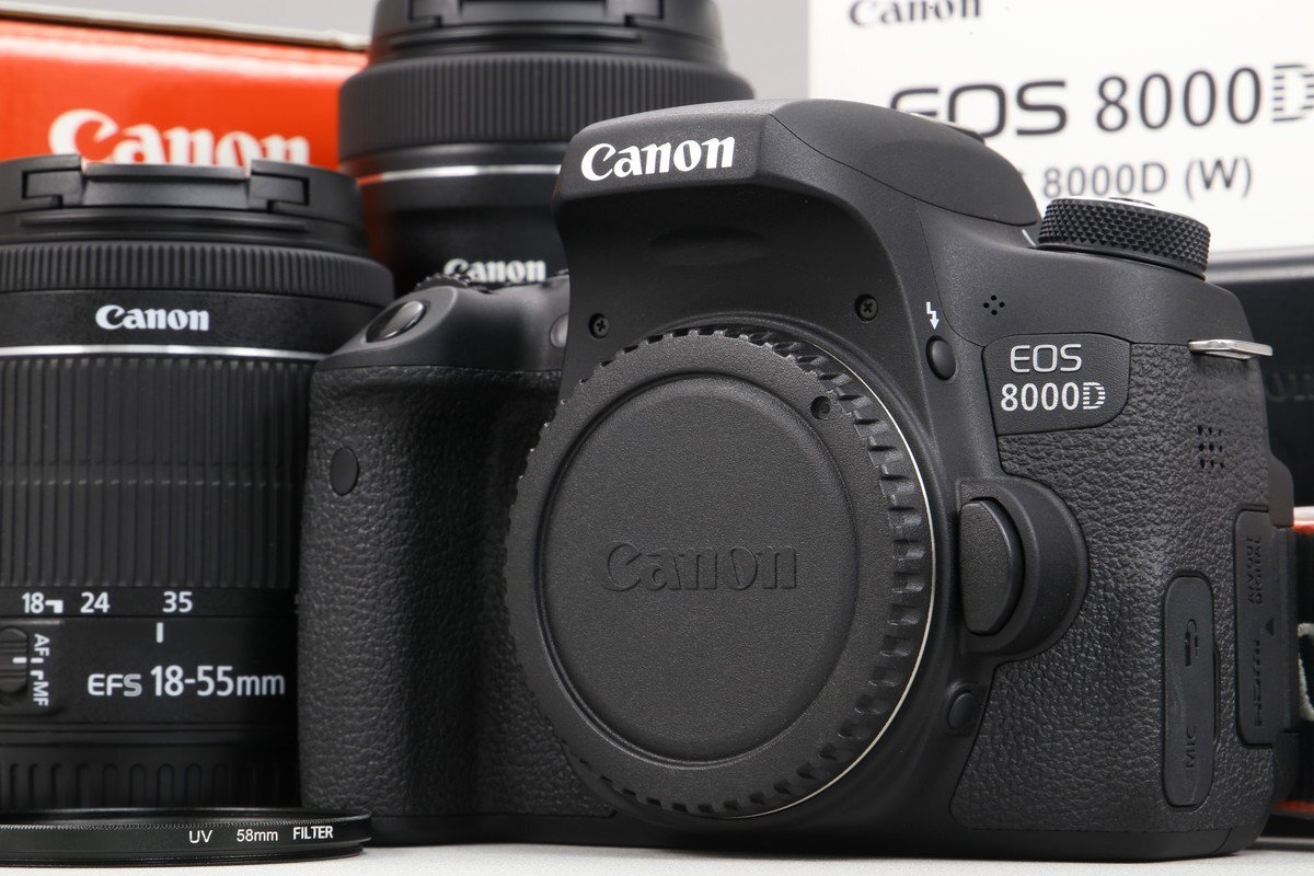 CANON EOS 8000D ダブルズームキット オークション比較 - 価格.com