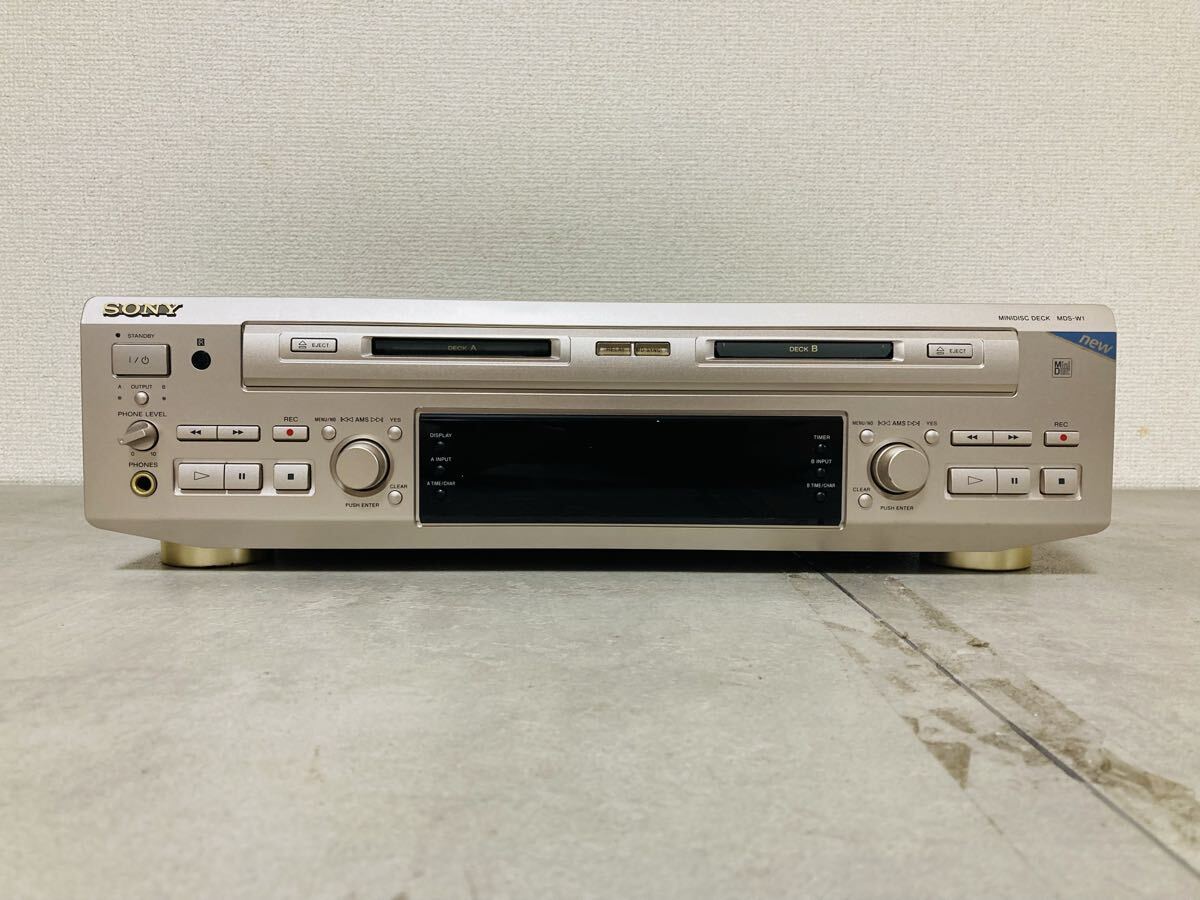 Yahoo!オークション -「sony mds w1」(MDデッキ) (オーディオ機器)の