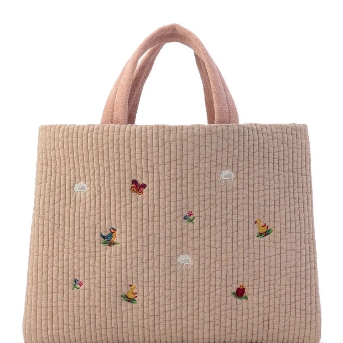 BEAMS RURU MARY'S 保冷ポケットリバーシブル キルティングバッグ 新品