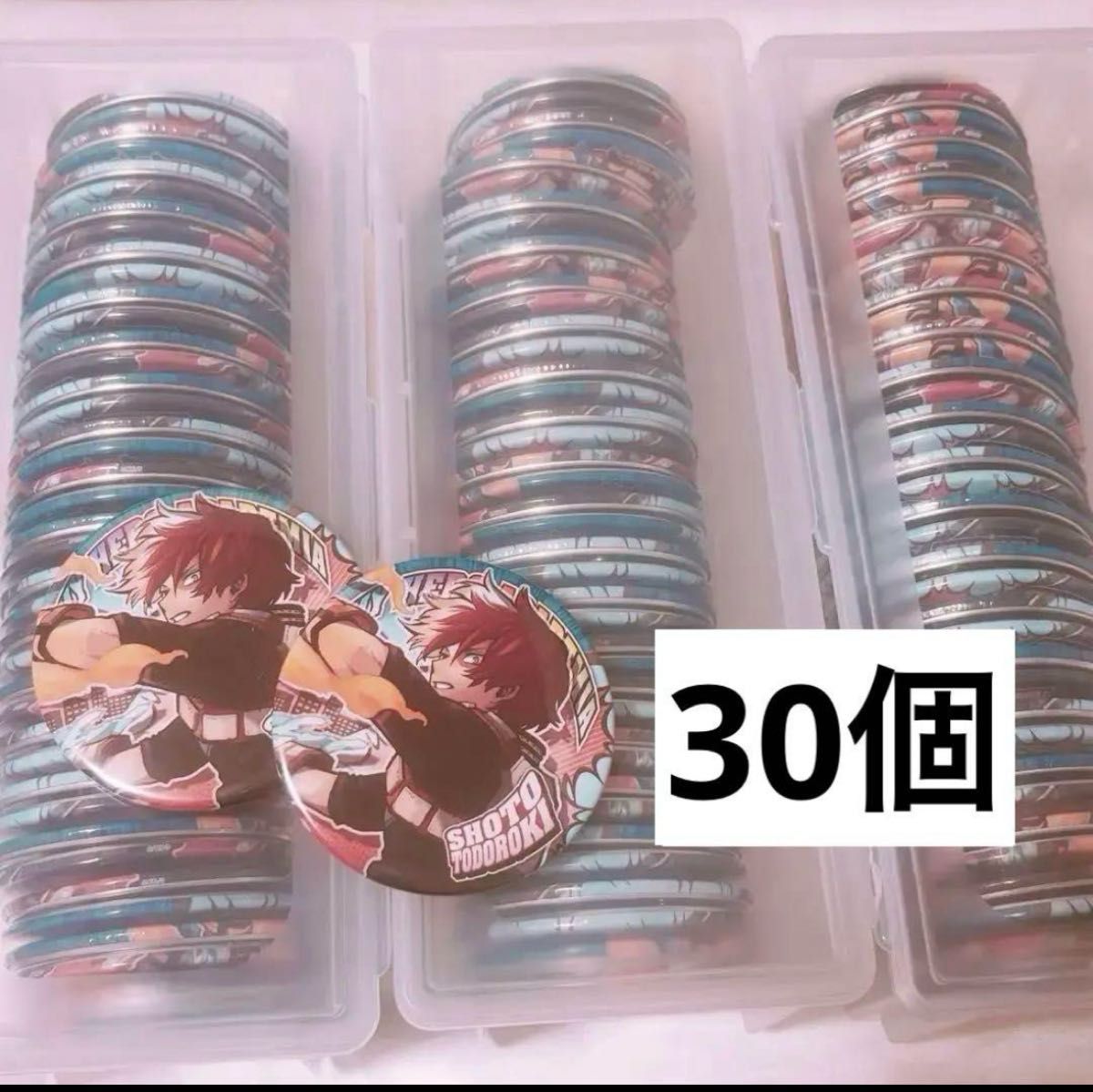 僕のヒーローアカデミア ヒロアカ 原画展 コレクション缶バッジ 轟焦凍