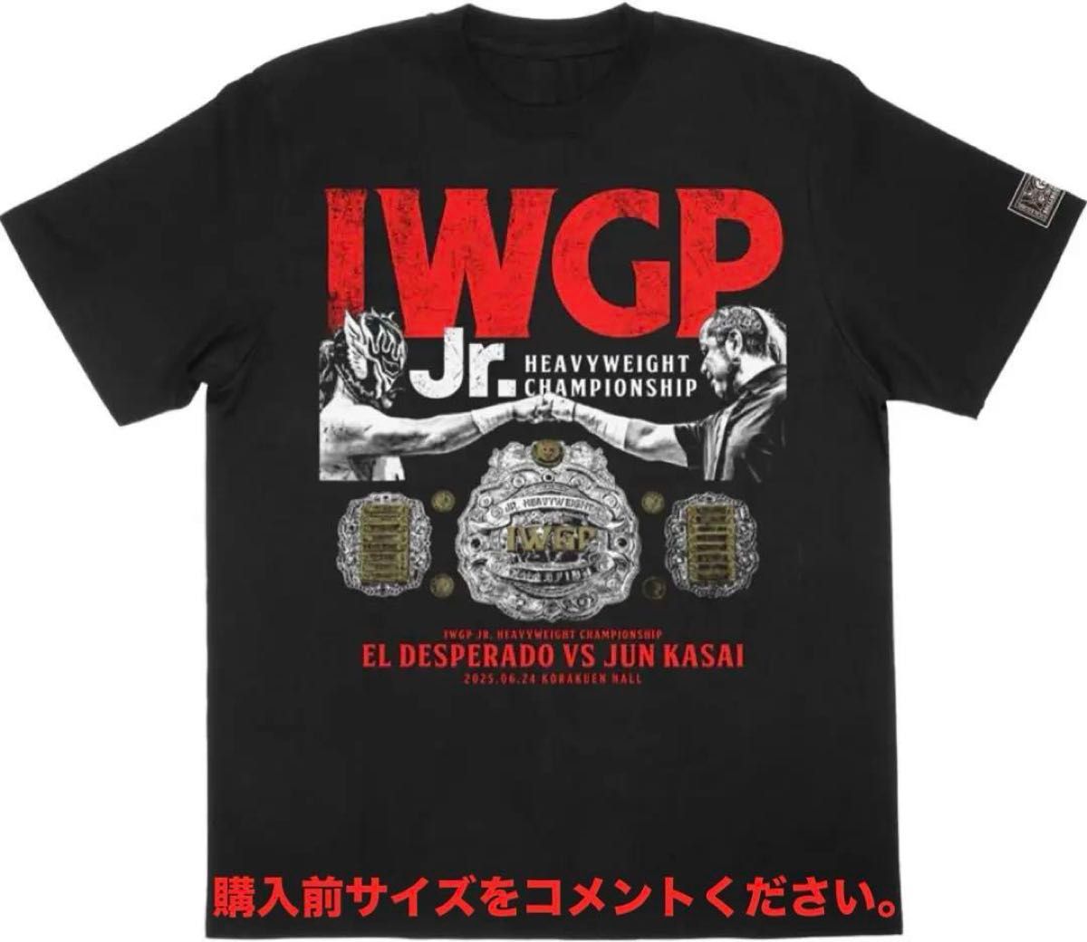 エル・デスペラード 葛西純 Tシャツ 新日本プロレス ローリング