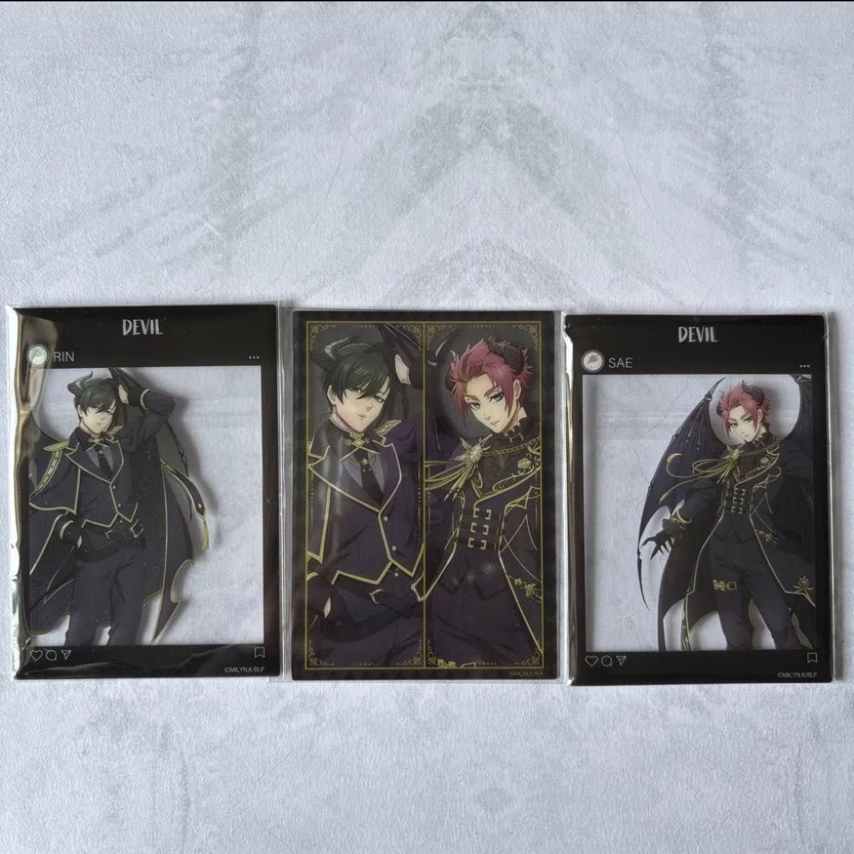 ブルーロック ブルロ 天使と悪魔 ファボテリア クリアシート 凛 冴