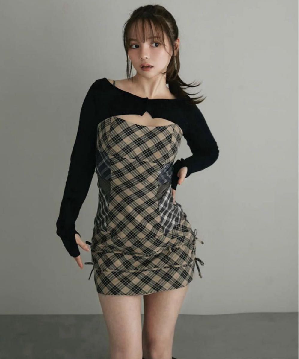 andmary Aine set mini dress gray M｜Yahoo!フリマ（旧PayPayフリマ）