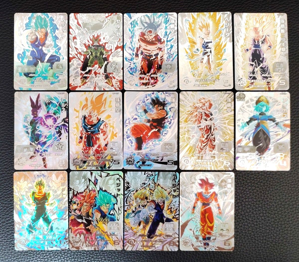 ドラゴンボールヒーローズ LC まとめ売り 12種 ハッチヒャック初期傷