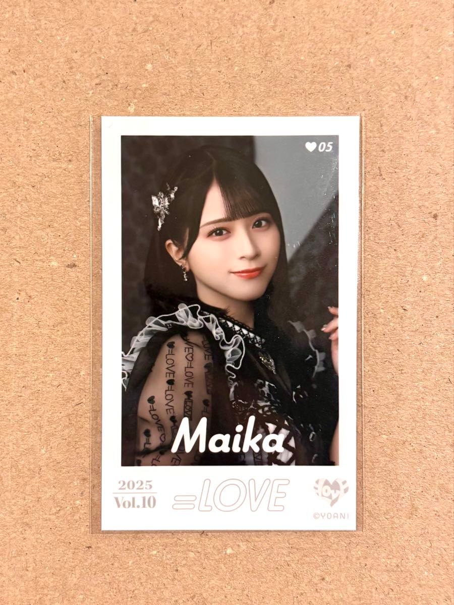 LOVE イコラブ 佐々木舞香 イコラブ ミニフォトVol 9 レア 猫衣装