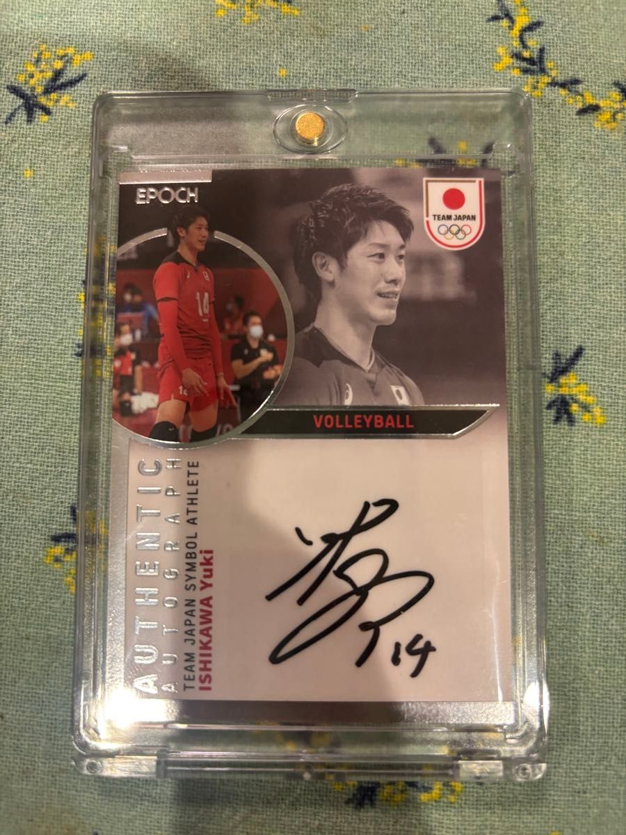 2025 日本代表 男子バレー 石川祐希 ミニ 色紙 サイン ノーマル 特典