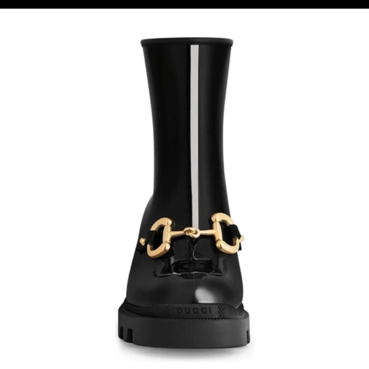 グッチ レインブーツ ラバー 長靴 ブラック 黒 GUCCI｜Yahoo!フリマ