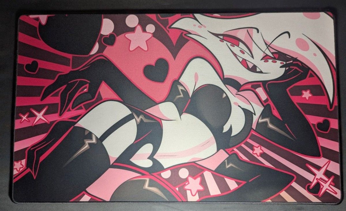 エンジェルダスト プレイマット Angel Dust by GasuGuma Hazbin Hotel