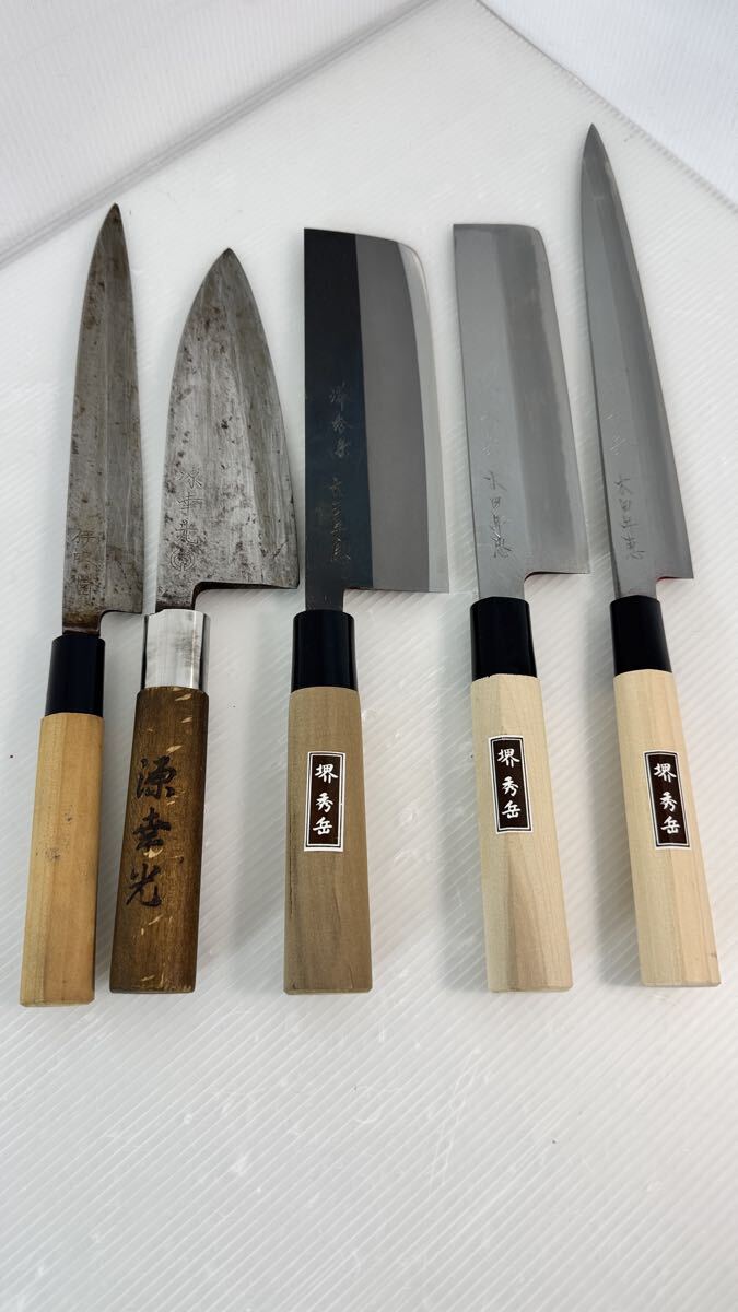 Yahoo!オークション -「堺秀岳」(セット) (包丁)の落札相場・落札価格