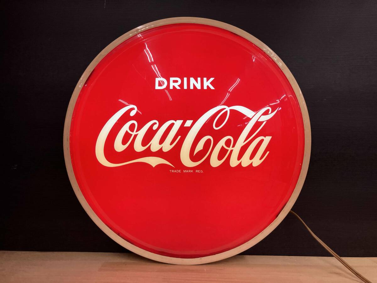 Yahoo!オークション -「コカコーラ 看板 丸」の落札相場・落札価格