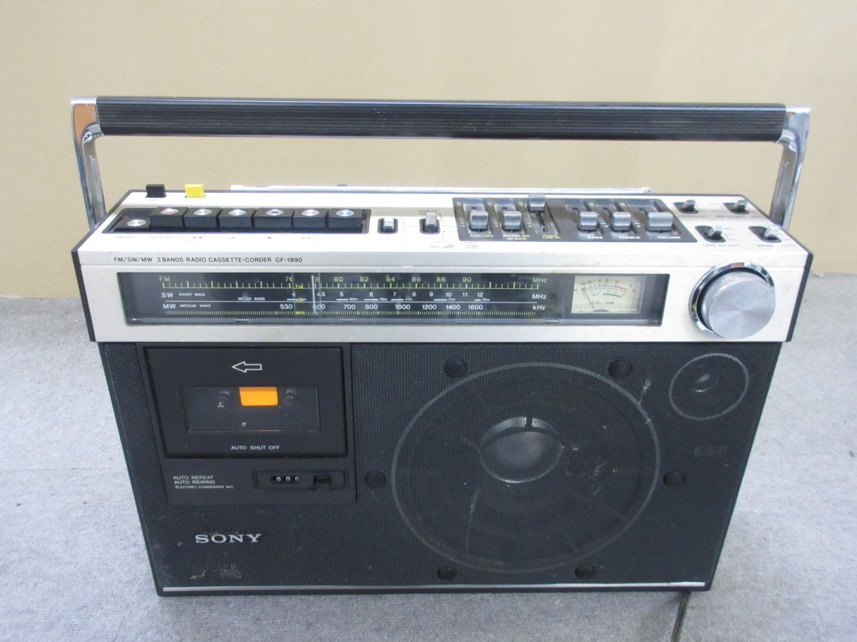 Yahoo!オークション -「sony cf-1990」(ラジカセ) (カセットデッキ)の
