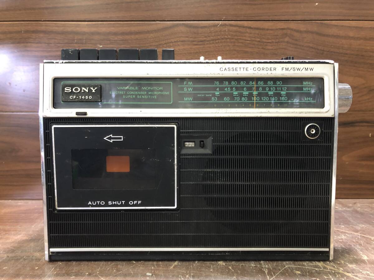 Yahoo!オークション -「sony cf 1450」(カセットデッキ) (オーディオ
