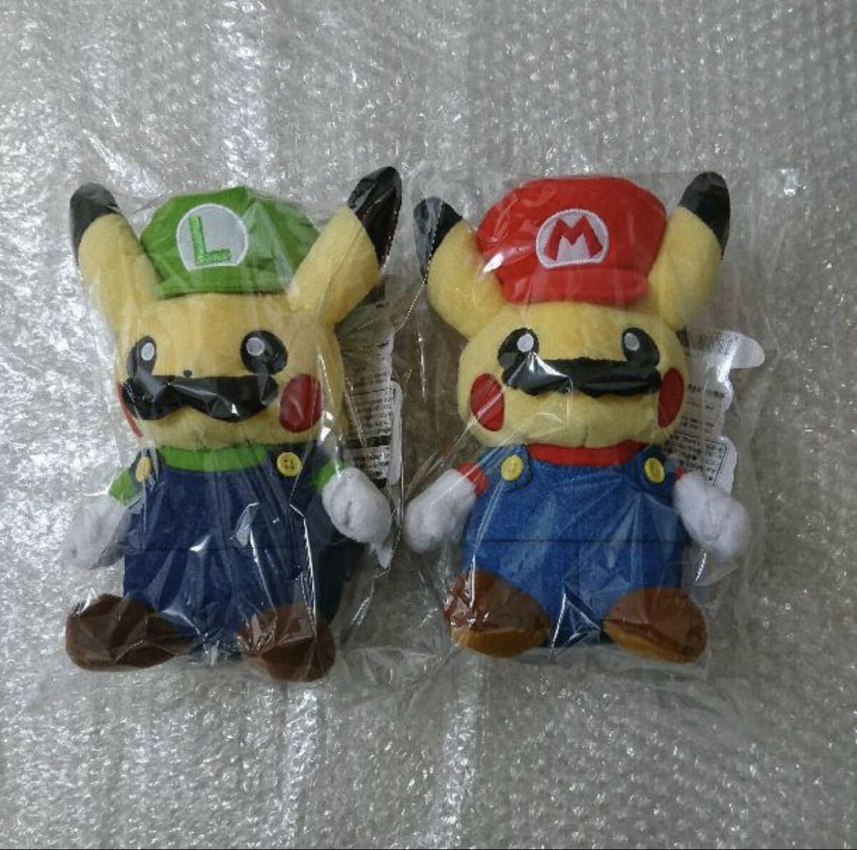 Yahoo!オークション -「マリオ ルイージ ピカチュウ」(ぬいぐるみ) の